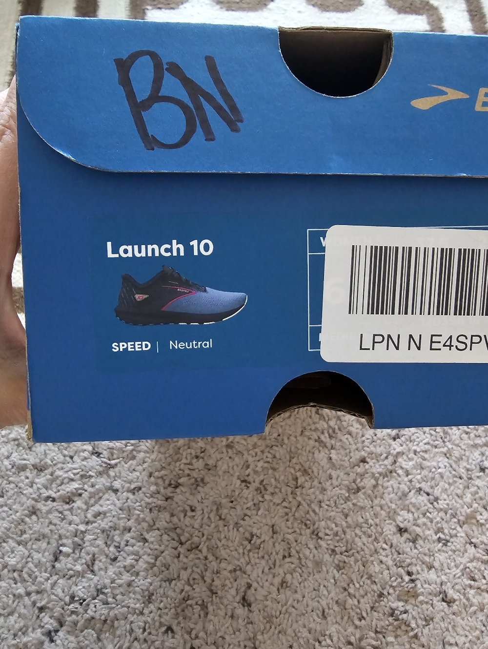 💙Brooks Women’s Blue Running Sneakers Shoes Launch 10 - Picture 6 of 6